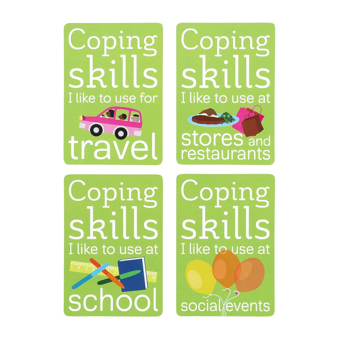 Coping Skills for Kids Cue Cards Movement Deck (CSKCCMVT)