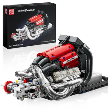 Formula One Engine Building Blocks, 980PCS Motor Model Sets for 14+