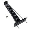 WE Games Shoot the Moon Game, Large 18 inches, Black Stained Solid Wood Board with Metal Ball and Rods, Retro Balancing Game for Family and Bar