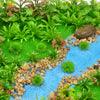 MOMOONNON 100pcs Model Trees Miniature Plants Fairy Garden Scenery Artificial Wargame Fake Trees Model Railroad Scenery Diorama Supplies Landscape