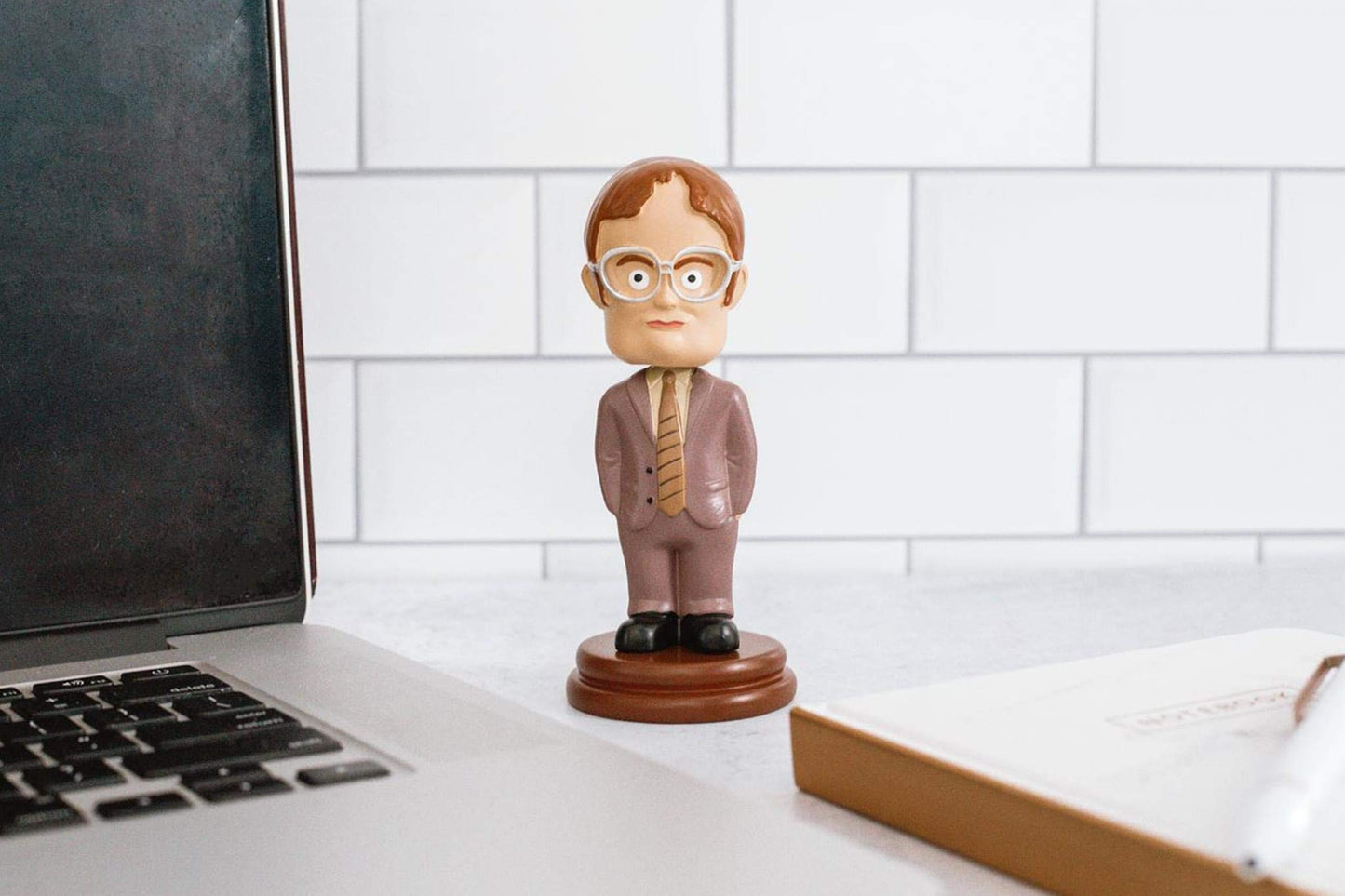 Surreal Entertainment The Office Dwight Schrute Bobblehead Figure | Official Dwight Schrute Bobblehead | 5.5 Inch Tall Desk Decor