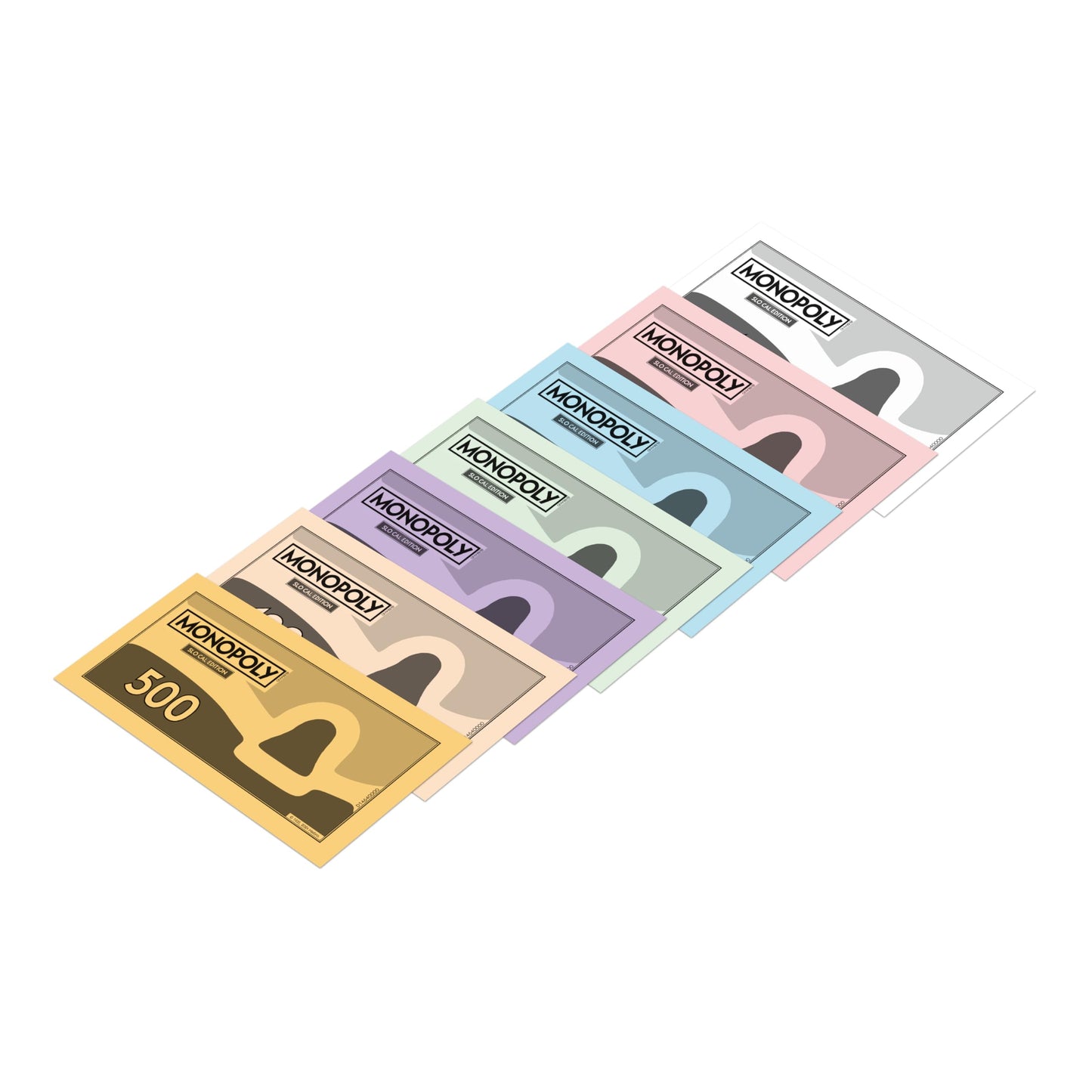 Monopoly Board Game SLO Cal Edition : 2-6 Players Family Board Games for Kids and Adults, Board Games for Kids 8 and up, for Kids and Adults, Ideal