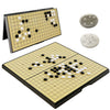 Luoyer 11 inch Go Game Set Magnetic Folding Board Game Portable Traditional Chinese Weiqi Set with Magnetic Stones for Adults Travel Gomoku