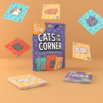 Bicycle Cats in the Corner Card Game - Family-Friendly Strategy Card Game for Kids, Teens & Adults, Easy-to-Learn Gameplay, Fun Cat-Themed Game Night