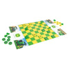 TOMY John Deere Checkers Board Game - Includes Themed Folding Board, Checkers, and Collectible Tractor Kings - Collectible Farm Toys and Strategy