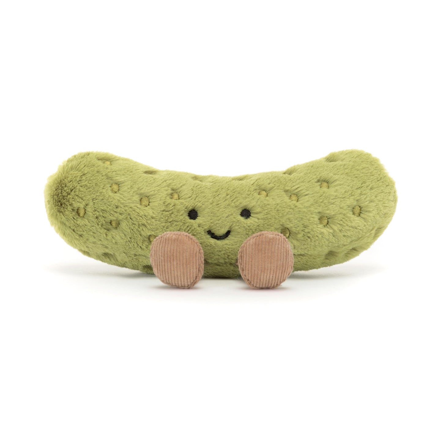 Jellycat Amuseables Pickle Stuffed Toy, 6 inches - Vegetable Plush - Fun Gift Idea