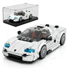 Mould King Car Model Building Kit with Acrylic Display Case, 388 PCS Toy