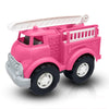 Liberty Imports Big Plastic Toy Fire Truck for Toddlers Boys and Girls | Pink Fireman Engine Vehicle with Rescue Ladders for Indoor and Outdoor