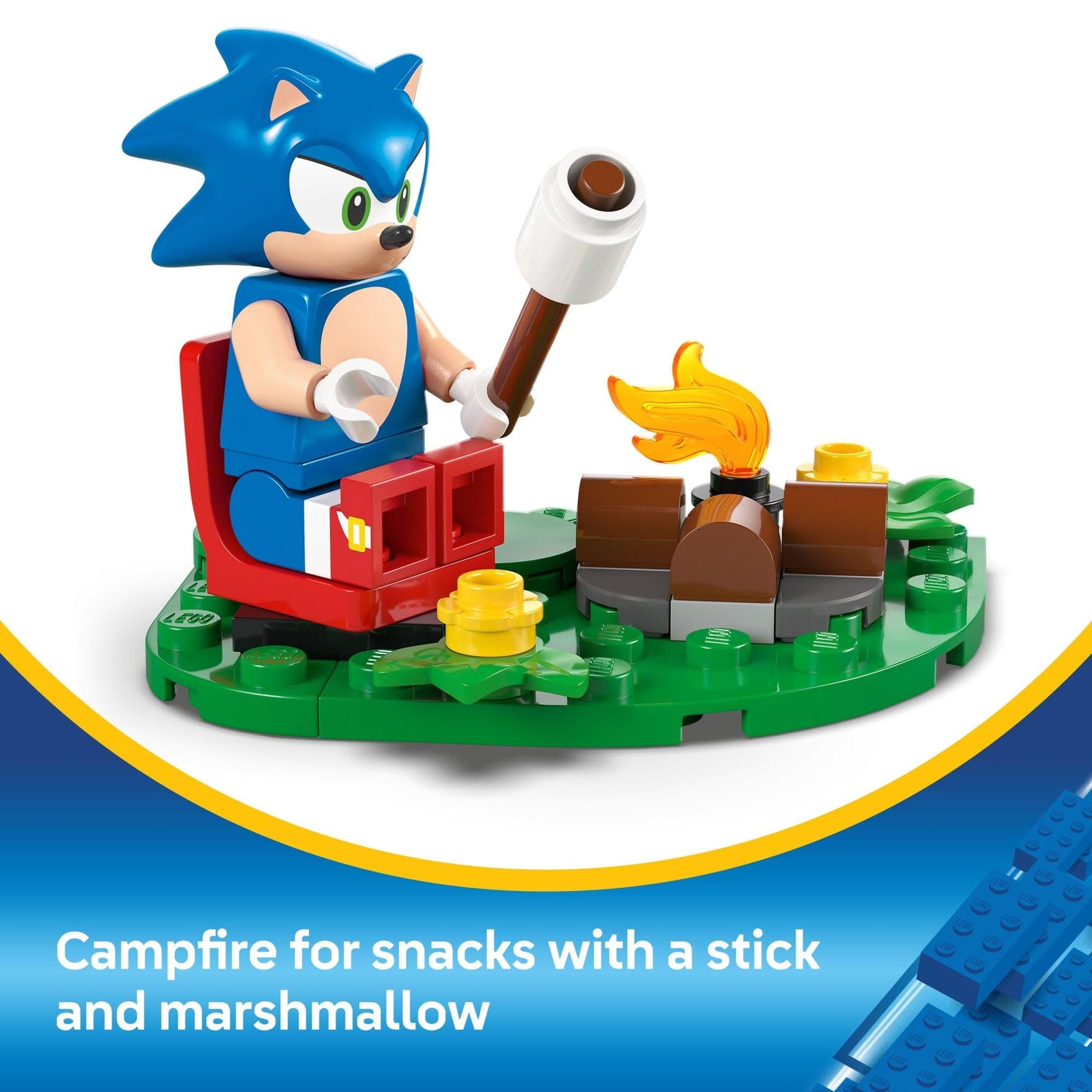 LEGO Sonic the Hedgehog : Sonic’s Campfire Clash, Collectible Gaming Toy for Kids and Video Game Fans, Fun Buildable Playset for Boys and Girls Aged 7