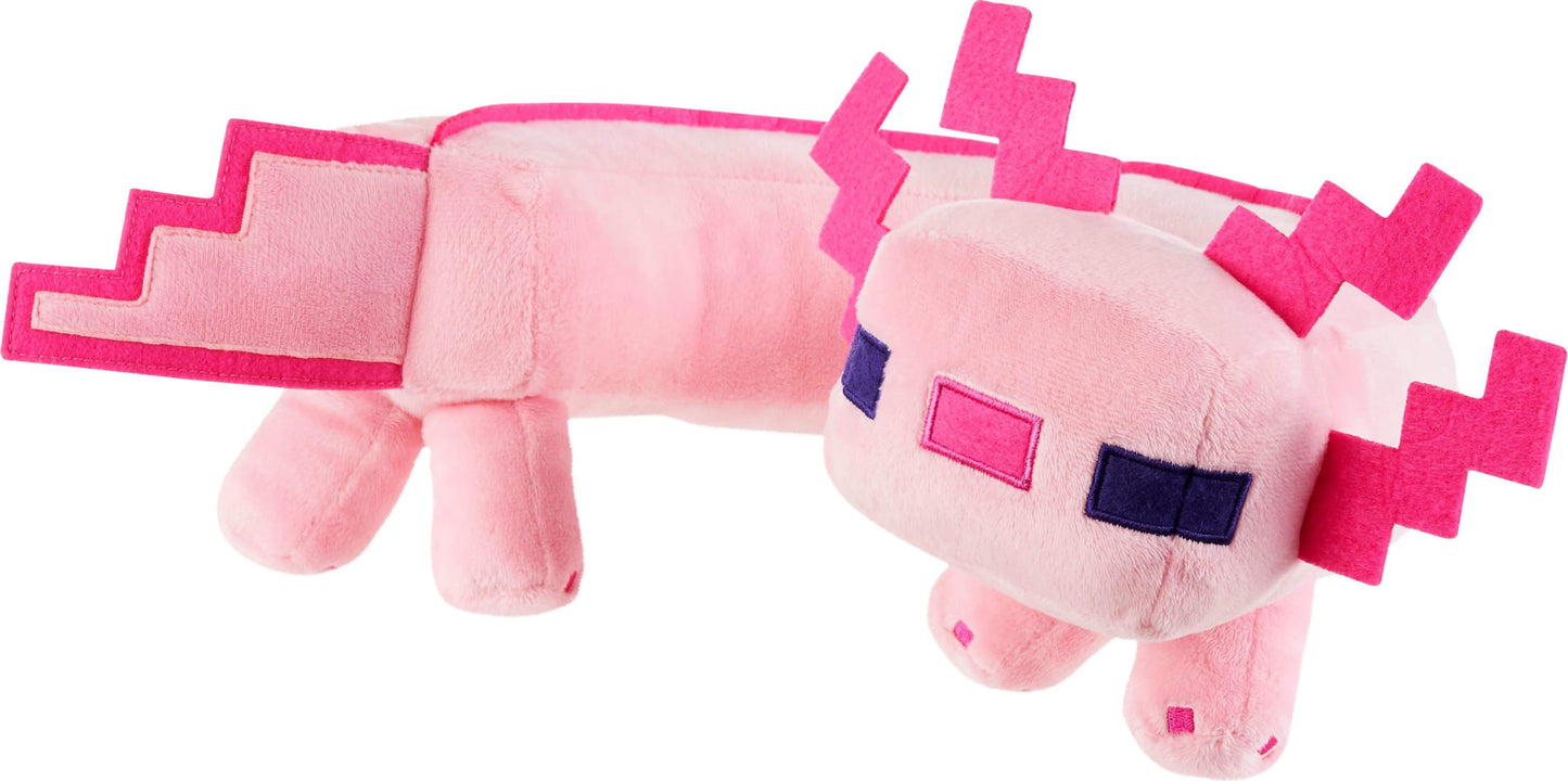 Mattel Minecraft Axolotl Neck Pillow, Plush Toy