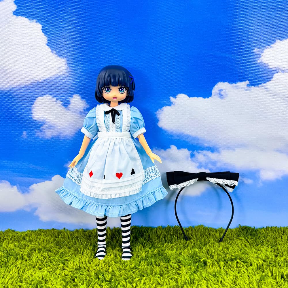 niannyyhouse Ball Jointed Doll Clothes Blue Maid Set Compatible with Blythe
