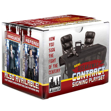 Breakable Contract Signing Playset for Wrestling Action Figures