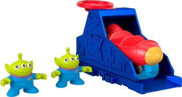 Fisher-Price Story Imaginext Toy Launcher Set with Alien & Vehicle