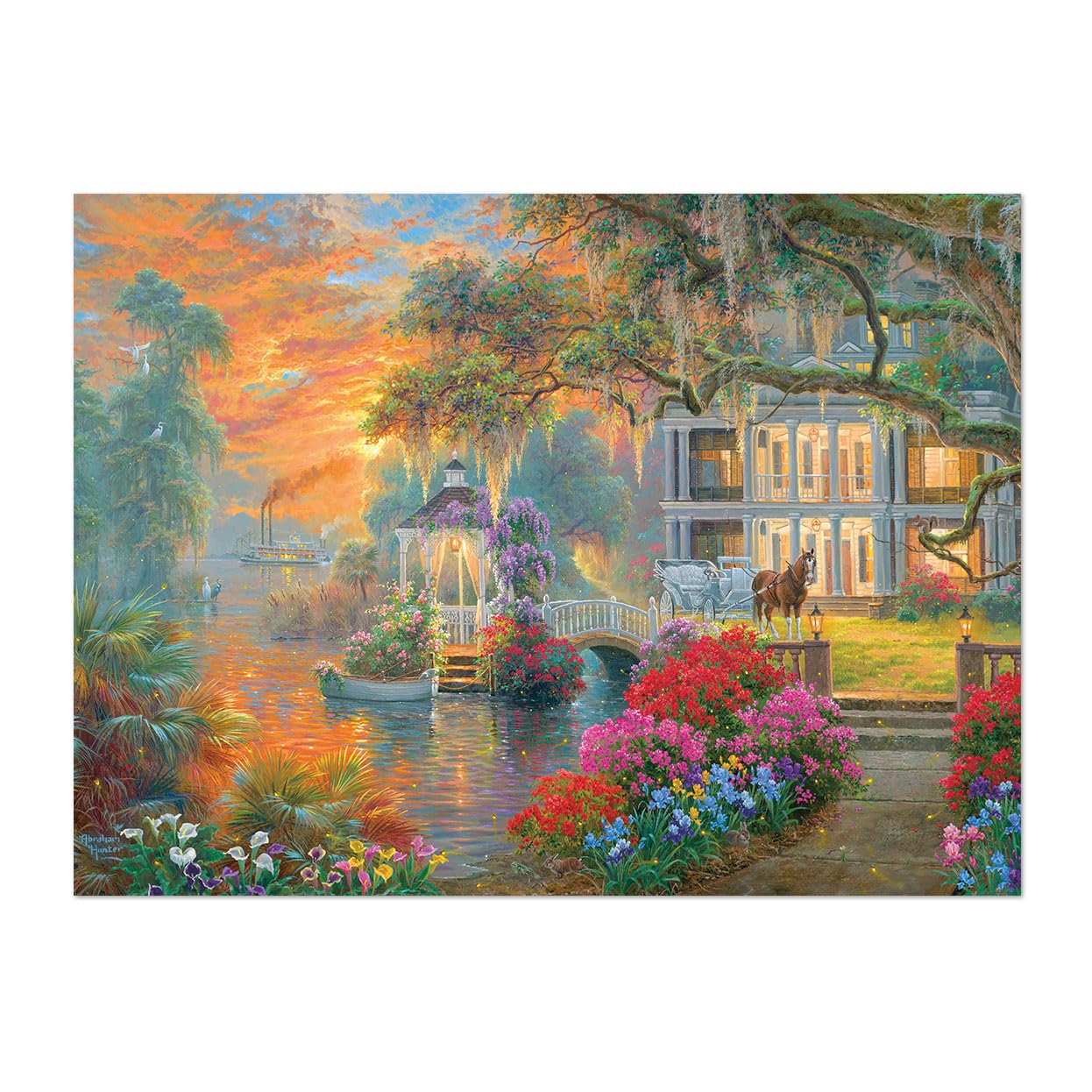 Buffalo Games - Abraham Hunter - Southern Charm - 1000 Piece Puzzle