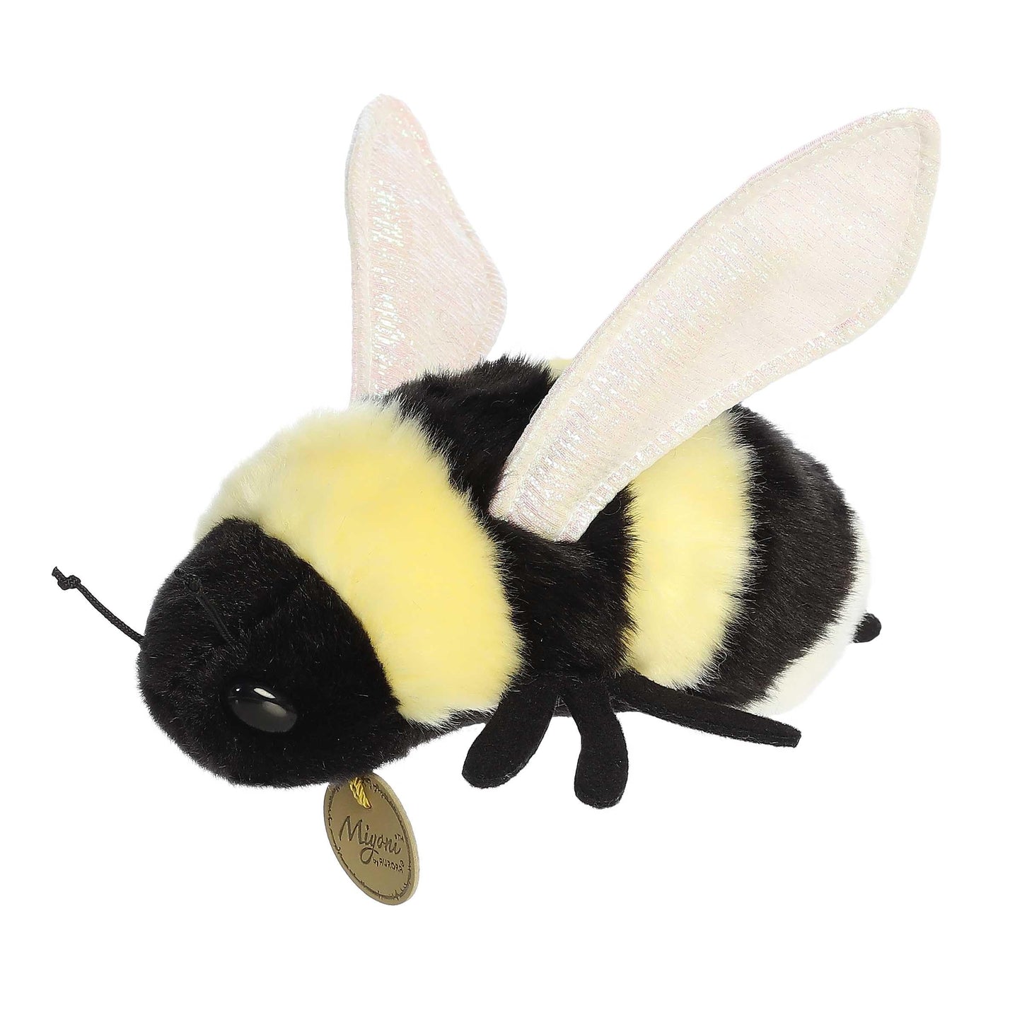 Aurora® Realistic Miyoni® Bumblebee Stuffed Animal - Lifelike Details Make a Cherished Companion - Perfect for Decorating Bedrooms or Classrooms