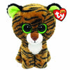 TY 2008075 Tiggy il Tigre Beanie Boos Plush Toy, Brown, 15 centimetri