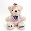 SHSEEN Breast Cancer Survivor Teddy Bear, 8 Inch Comfort Plush