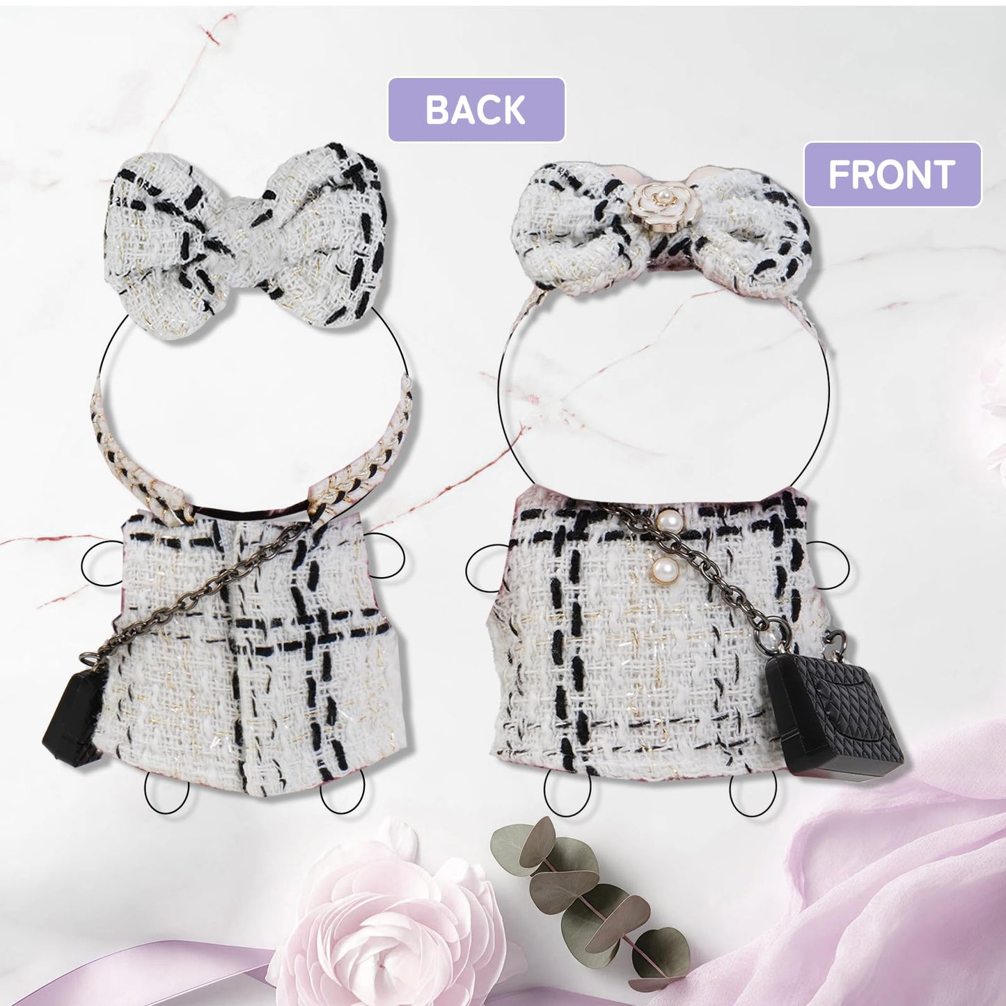 Doll Clothes Set for 15cm 17cm La -Bubu Outfits and Accessories 3 Piece