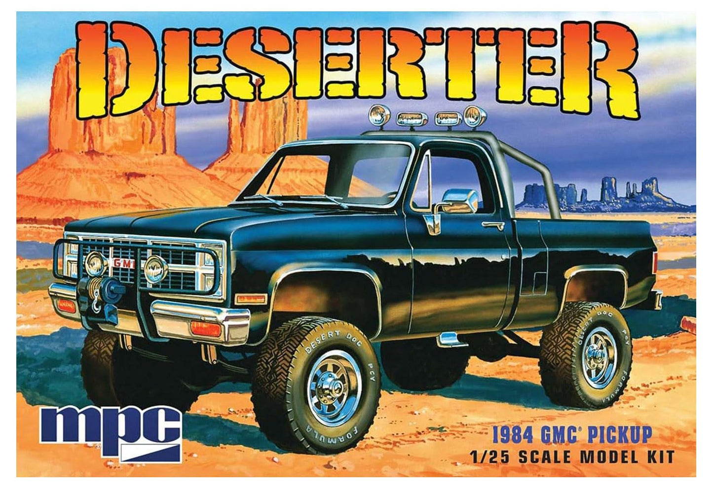MPC - 1984 GMC Pickup,14 years to 15 years (White), 1:25 (MPC847)