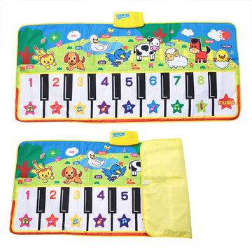 ABC Mats for Floor, Two-Step Dance & Music Piano Mat for Kids Indoor Play