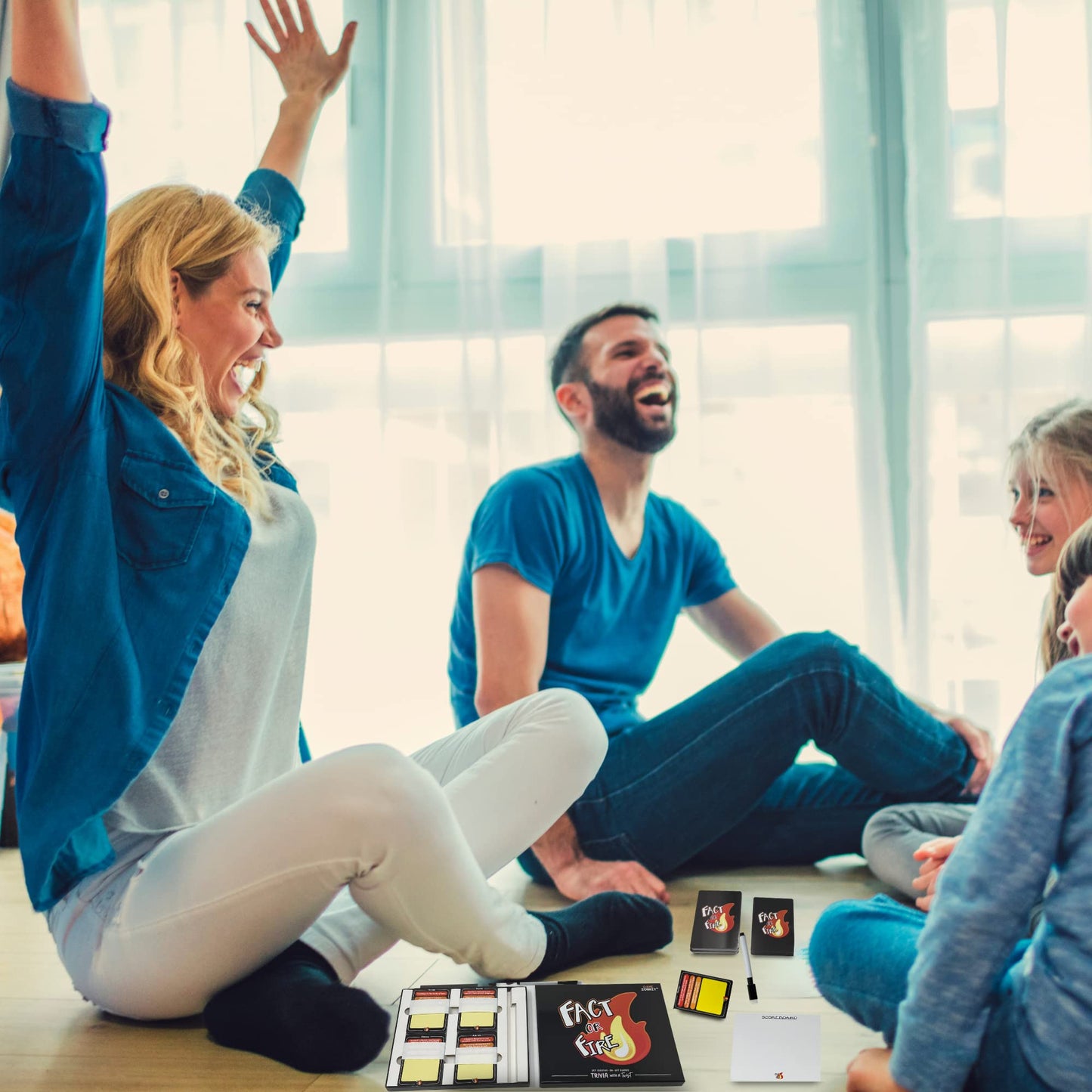 FACT or FIRE Trivia Card Game for Family and Friend Board Game Nights | Ultimate Playing Experience for Engaging Play Time | Get Creative Or Get