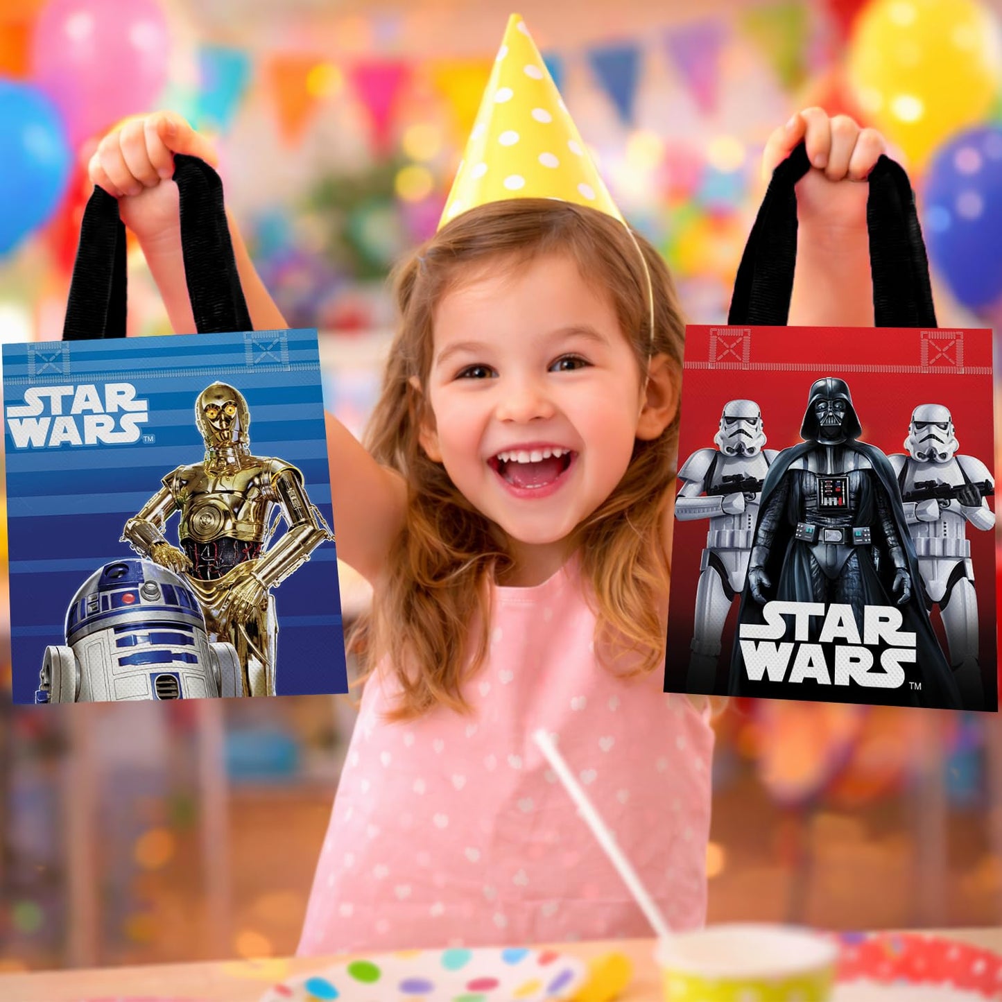 Star Wars Party Favor Bags for Kids Birthday 24 Pack Bundle