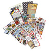 MI ARTE PRODUCTIONS American Loteria Fun Bingo Game for All Patriotic Colorful Loteria Cards Tokens - 54 Illustrated Cards - 3-10 Players Ages 7+