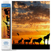 DIAMOND DOTZ African Sky Diamond Painting Kits for Adults - Diamond Art Kits a Relaxing Creative Craft Kit with Dotz Gems 28x8