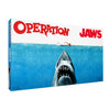 Operation: Jaws Board Game, Test Your Skills and Celebrate The 50th Anniversary, Featuring 12 Custom Pieces from Shark Tooth to Harpoon, Protect Beach