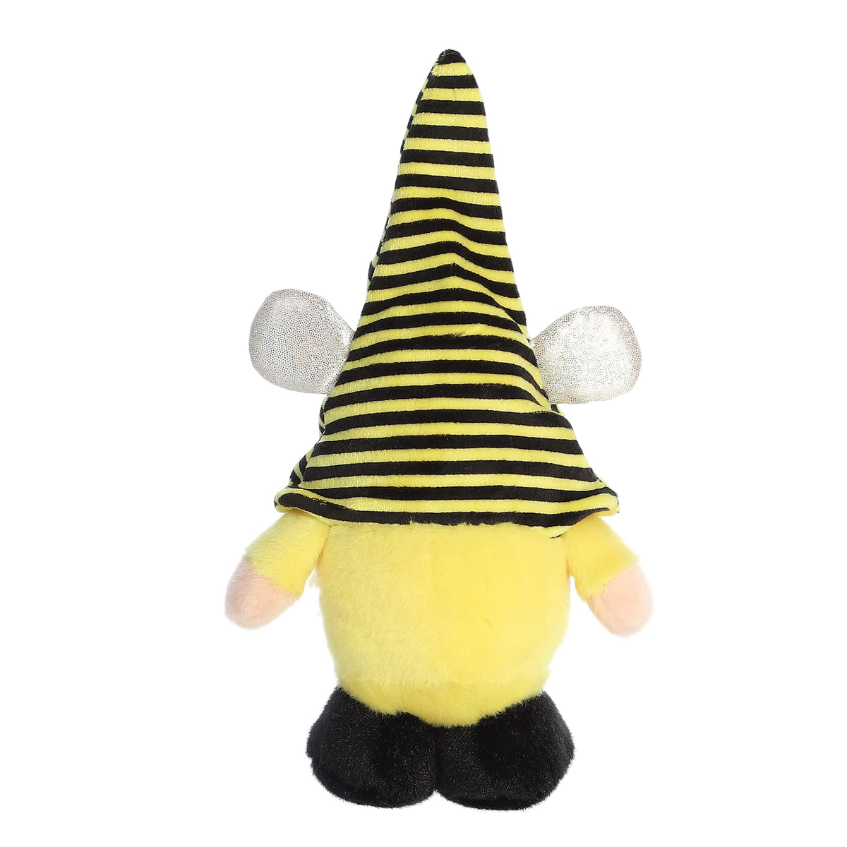 Aurora Vibrant Spring The Gnomlinis Bee Gnome Stuffed Animal - Decorative Charm - Endless Fun - Yellow 7.5 Inches