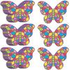 Fun Express Mosaic Foam Butterfly Craft Kit 24 Pieces - Arts and Crafts for Kids Ages 8-12 | Foam Stickers Art Supplies for Girls 6-8 | Spring Crafts