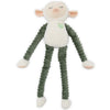 Patchwork Pet: Muttley Series - Lily Lamb - 24" Plush Dog Toy, Floppy Limbs Green-White Animal, Squeakers, Reinforced Fabric, Carry-Snuggle-Chew-Play