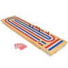 Vivere Giant Cribbage Game - Includes Large Pegs, Bicycle Cards, and Oversized Board for Family Fun