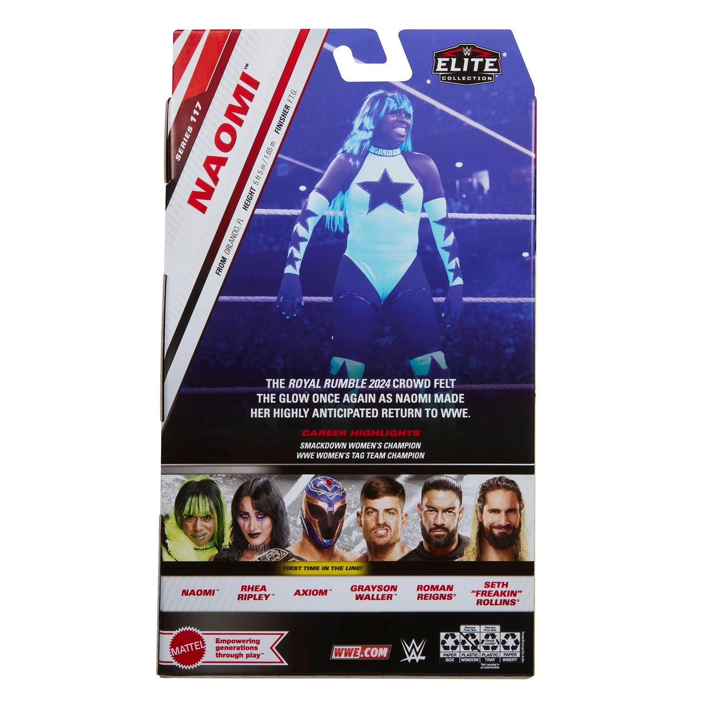 WWE Naomi Elite 117 Toy Wrestling Action Figure