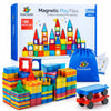 SUNNY AUNTIE Magnetic Tiles STEM Toys Building Set, Ages 3+ - 180 Pieces