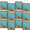 Fun Express Camp Signs Craft Kit for Kids - DIY Craft Activities Vacation Bible School Summer Camps Special Occasions - Creative Projects for Kids
