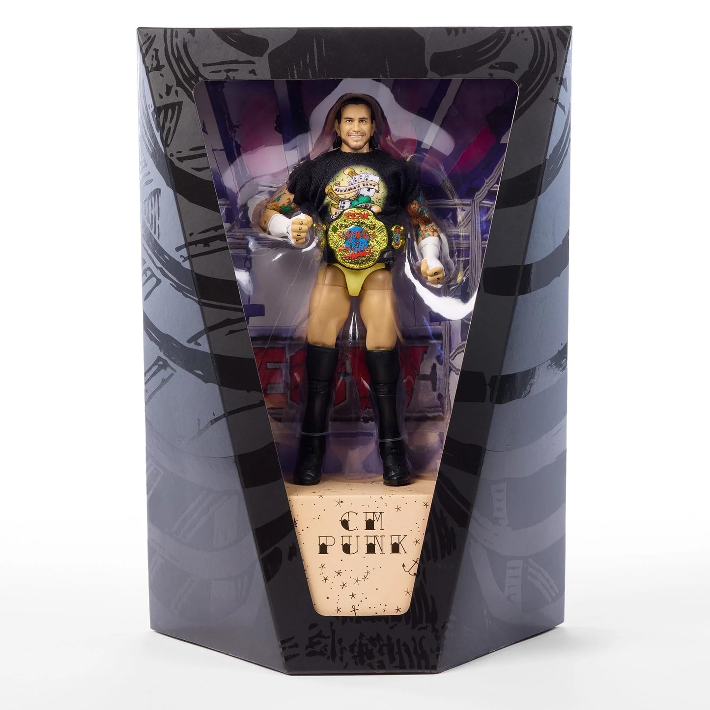 WWE Ultimate Edition CM Punk ECW Championship Action Figure