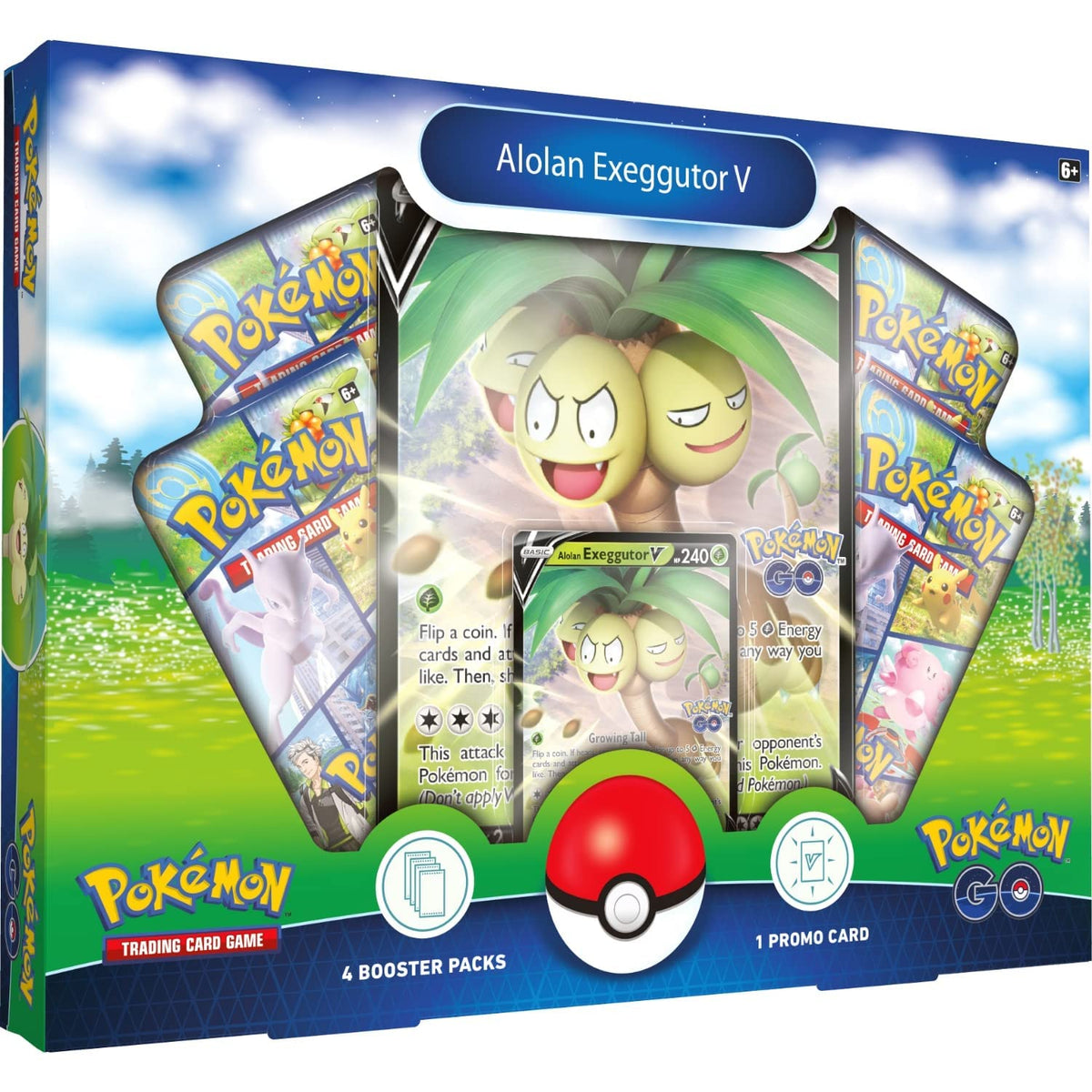 Pokemon TCG: Pokemon GO V Box Collection-Alolan Exeggutor V