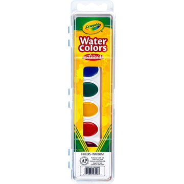 Crayola 531508 Artista II 8-Color Watercolor Set, 8 Assorted Colors CYO531508