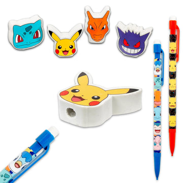 Pokemon Mechanical Pencils 10 Pack School Supplies Bundle