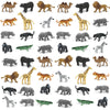 Safari Ltd. Wild Bulk Bag - Set of Jungle & Savanna Toy Figurines - 48 Piece Collection for Boys, Girls & Kids Age 3+