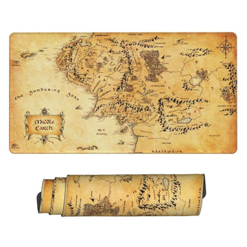 MTG Playmat TCG Playmat Board Game Card Game Trading Card Game Play mat Desk pad Original Hand-Painted Stitched Edges Smooth Surface Rubber Base Aged