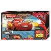 Carrera First Disney/Pixar Cars 3 - Slot Car Race Track - Includes 2 Cars: Lightning McQueen and Dinoco Cruz - Battery-Powered Beginner Racing Set