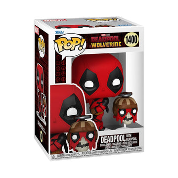 Funko Pop! & Buddy: Deadpool & Wolverine - Deadpool with Headpool - Collectable Vinyl Figure - Gift Idea - Official Merchandise - for Kids & Adults