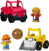 Fisher-Price Little People Toddler Toys, Work Around Town 5-Piece Vehicle & Figure Set for Pretend Play Kids Ages 1+ Years