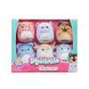 Squishville by Original Squishmallows Varsity Squad Plush - Six 2-Inch Squishmallows Plush Including NYA, Rocket, Benedict, Mario, Dane, and Armie
