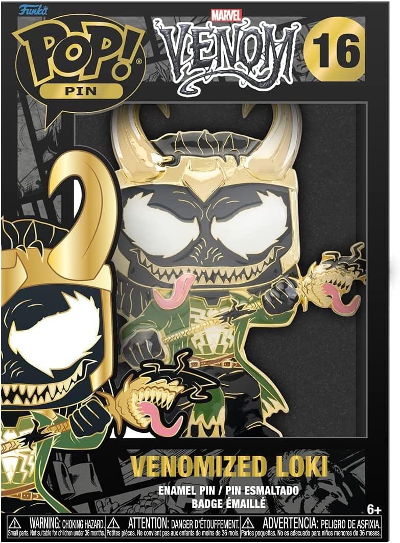 Funko Pop! Sized Pin Marvel: Venom: Loki