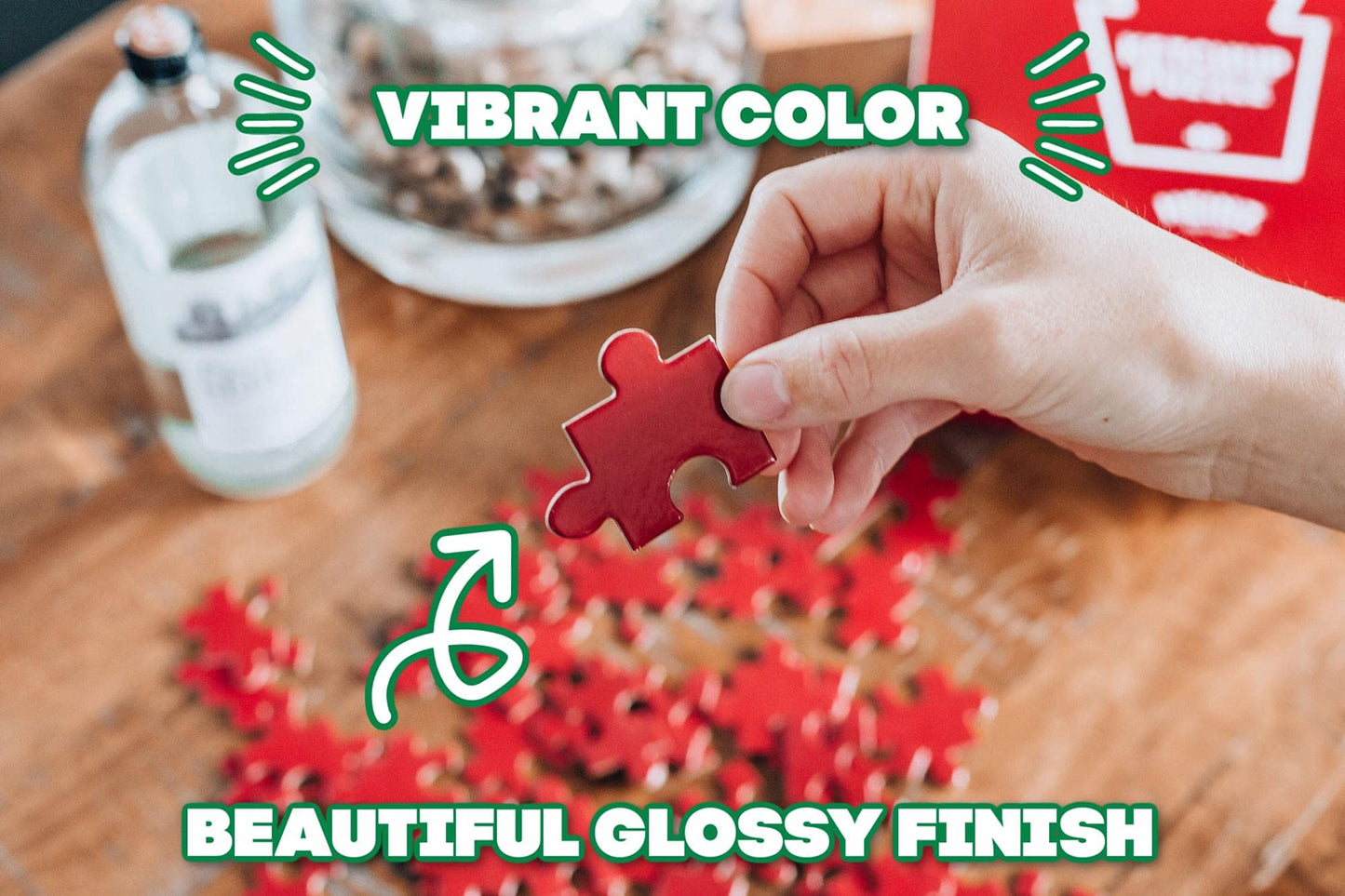 Heinz Ketchup All-Red Tomato Food Puzzle for Adults and Kids | Difficult 570 Piece Jigsaw Puzzle Toy | Fun Quarantine Gifts | Interactive Brain Teaser