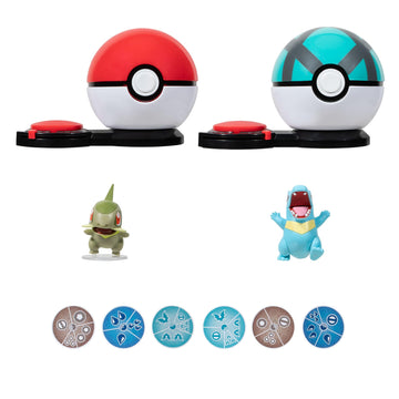 Pokèmon Pokemon Attack Axew Poké Ball vs. Totodile Net Ball, Small, PKW3164