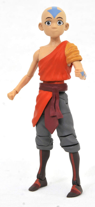 Diamond Select Toys Avatar The Last Airbender: Aang Deluxe Action Figure, Multicolor